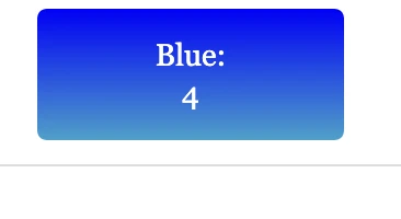 Chart label with the text 'Blue: 4'